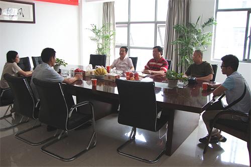 市環境監察支隊領導一行來我司進行考察